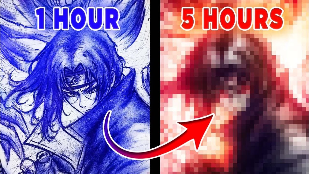 This is How I Draw Itachi Uchiwa like a PRO!