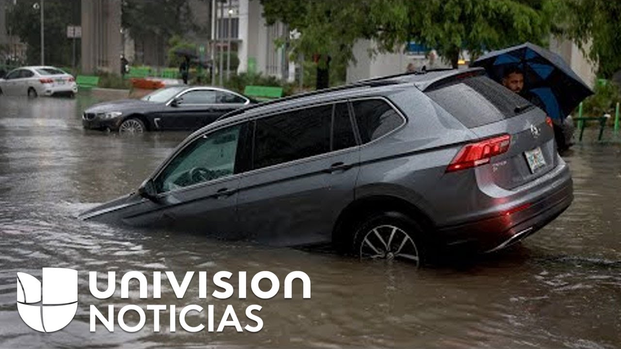 Miami bajo el agua: sistema tropical deja serias inundaciones, negocios damnificados y mucha lluvia