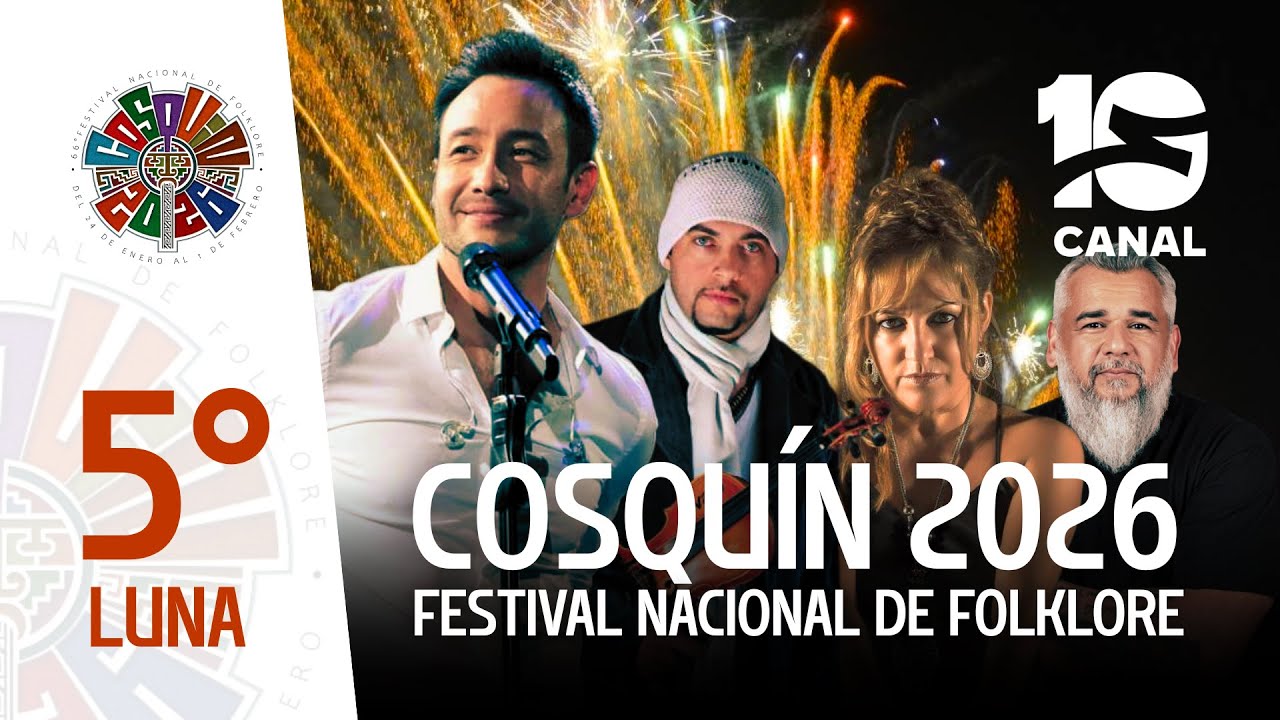 🔴 EN VIVO | FESTIVAL COSQUÍN 2026 | 5° LUNA: Luciano Pereyra, La Callejera, Silvia Lallana