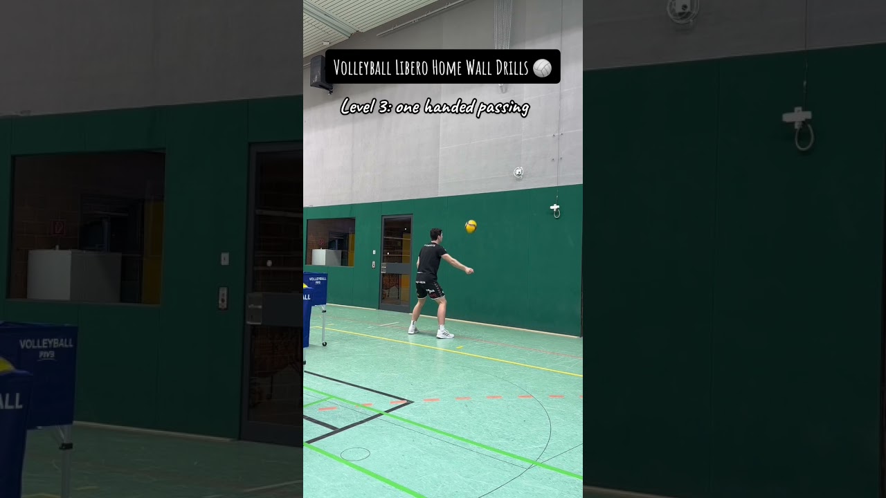 Volleyball Libero Home Drills 🏐 #volleyball #libero