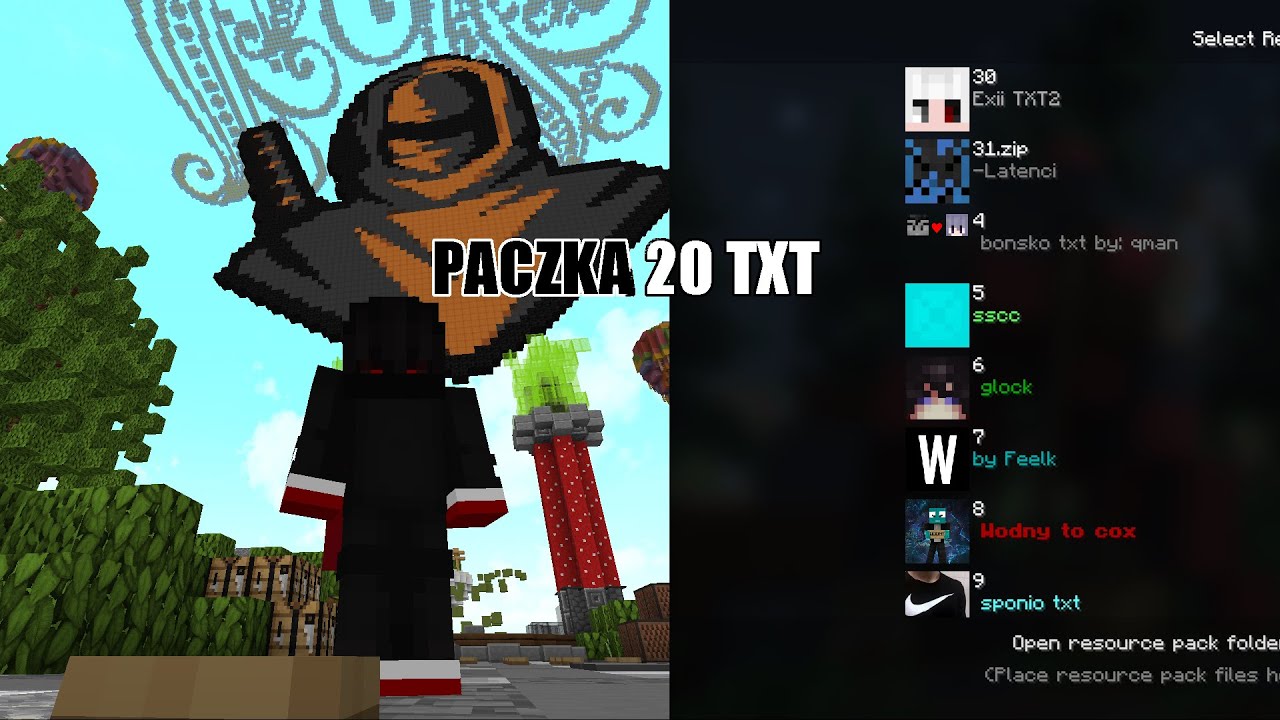 || PACZKA 20 TXT || IDEALNA NA SERWERY BP || 240 FPS || SHIT ||