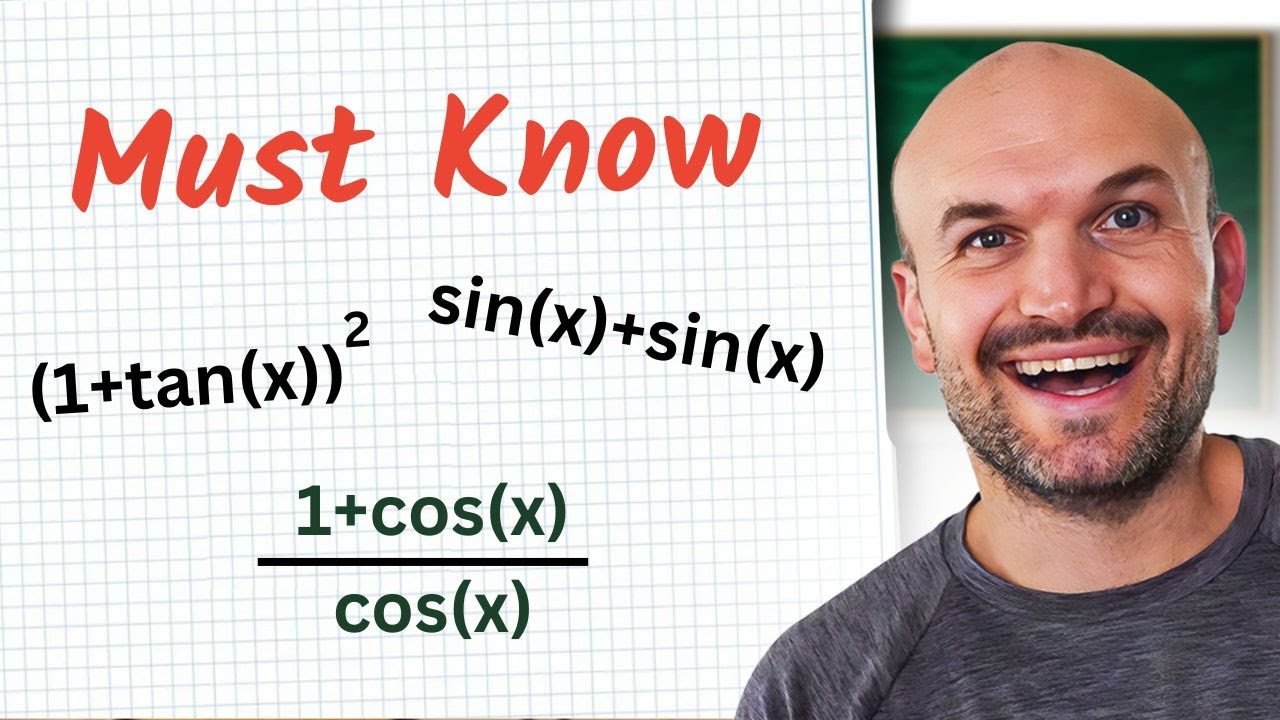 All The Algebra you MUST KNOW for Trigonometric Identities