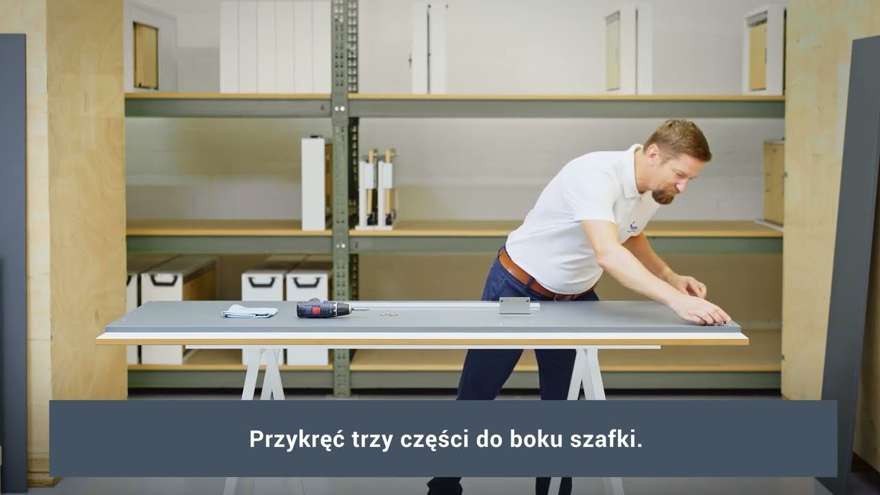 Video instrukcja montażu HAWA Concepta III 25/35 Push PEKA