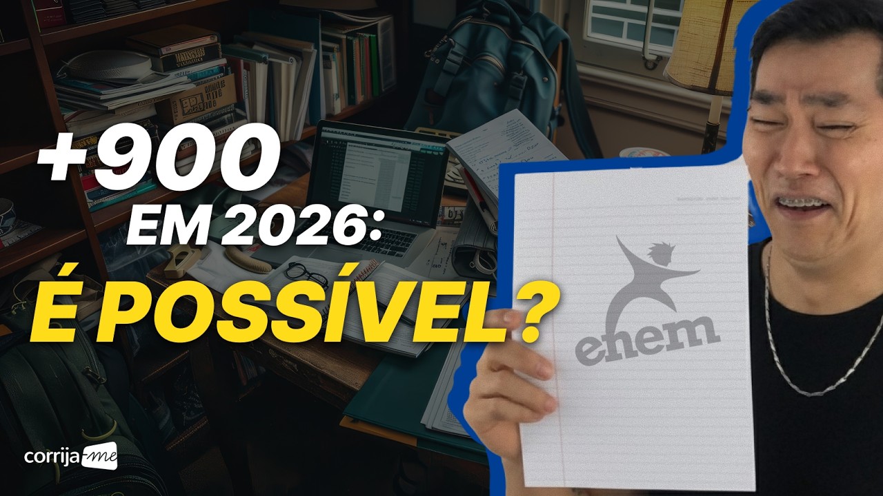 É POSSÍVEL TIRAR 900+ NO ENEM 2026? A REDAÇÃO ESTÁ REALMENTE MAIS DIFÍCIL!?