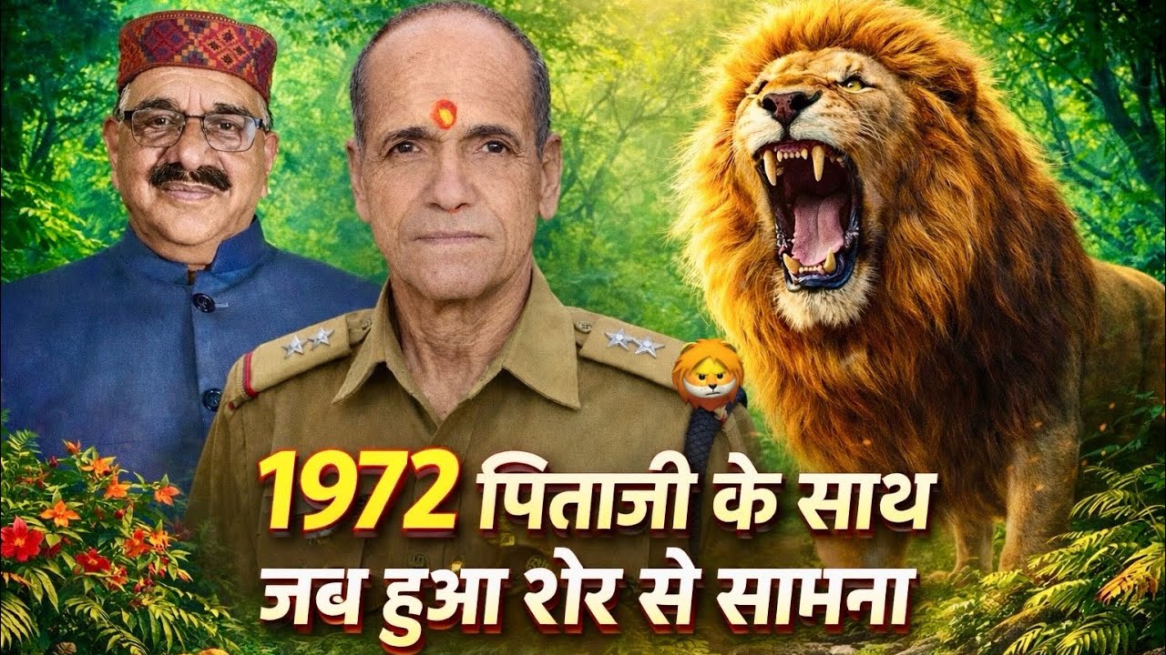 1972 जब शेर से हुआ सामना पिताजी के साथ #story #viralvideo 