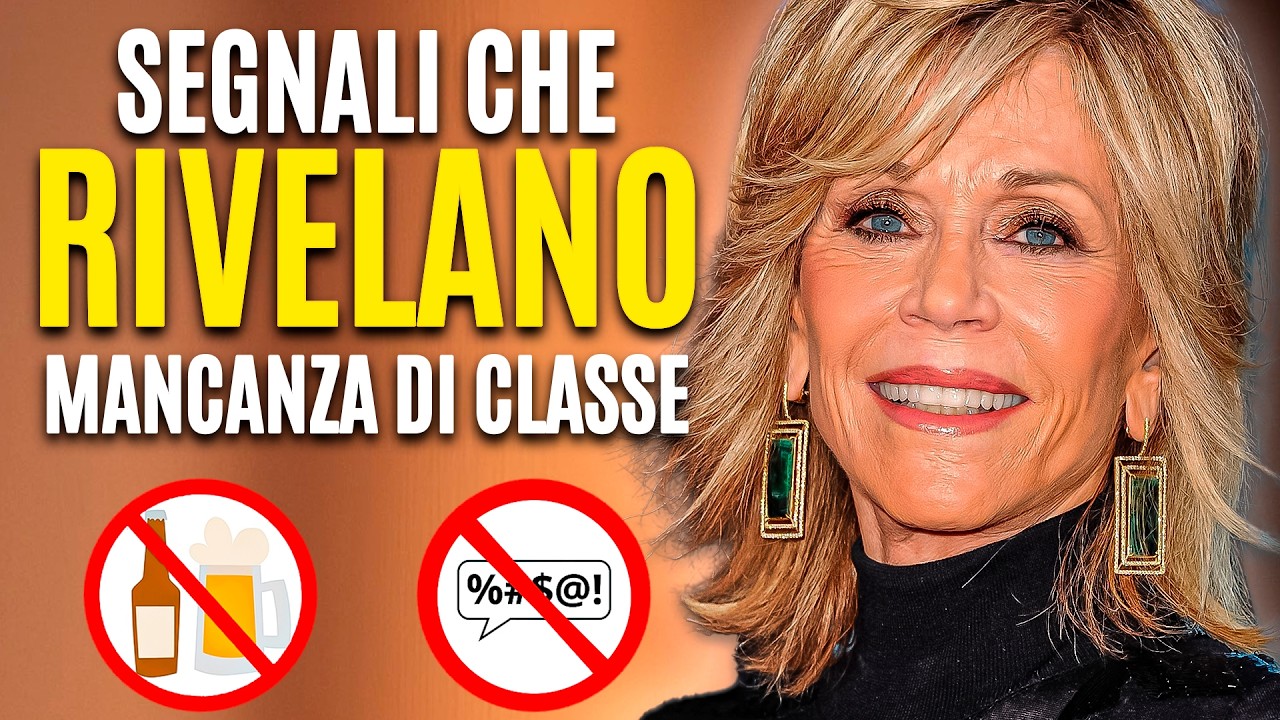 9 Segnali CHE RIVELANO che NON HAI CLASSE