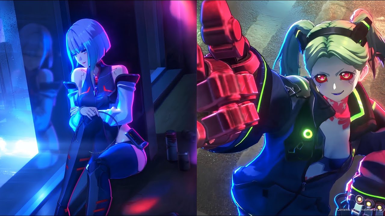 Lucy & Rebecca Convene Animations | Wuthering Waves x Cyberpunk Edgerunners