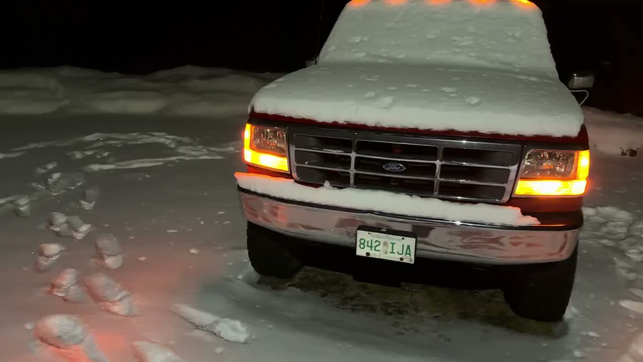 1995 ford f250 cold start 302 straight pipes