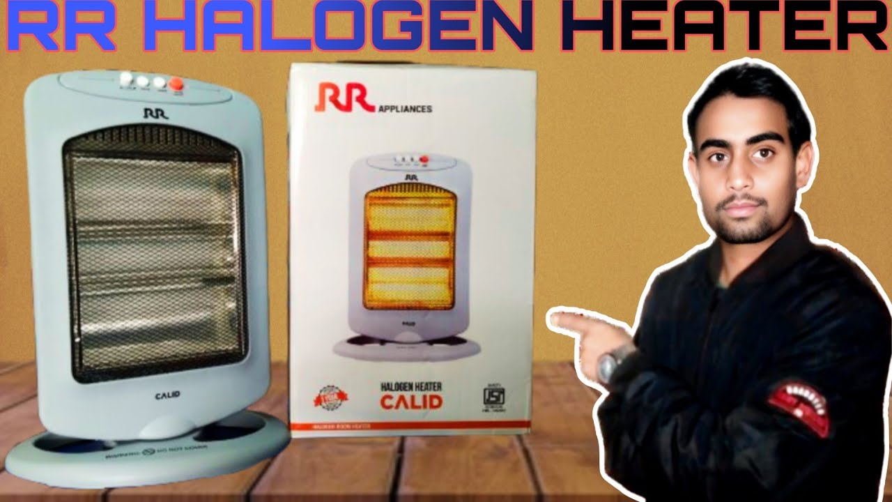 RR Calid Halogen Room Heater 1200W Review | 180° Oscillation | Best Heater for Home & Office | #rr 