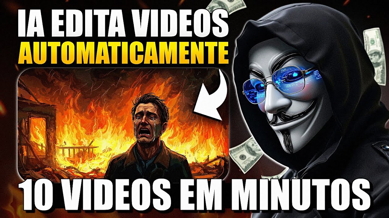 🚀Essa IA EDITA VIDEOS para CANAIS DARK E Acelera Sua Produção!
