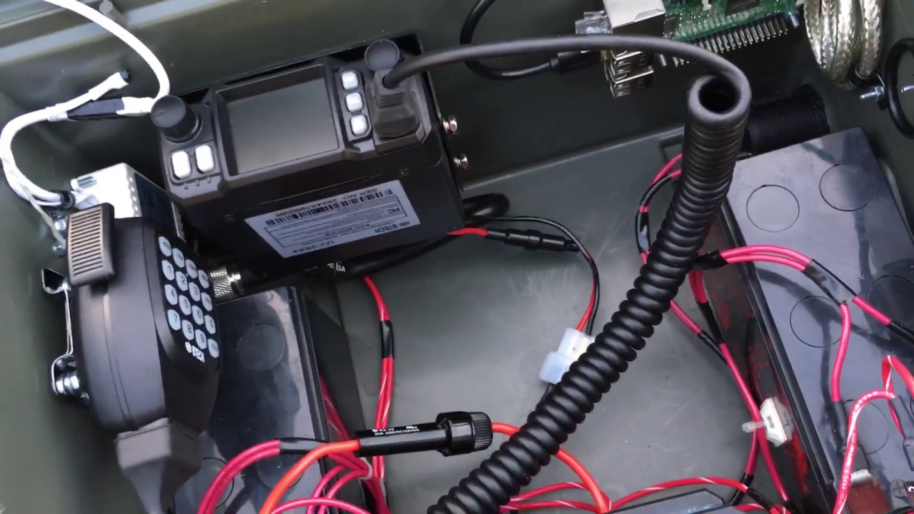 Homemade Ham Radio Go Box With Touchscreen