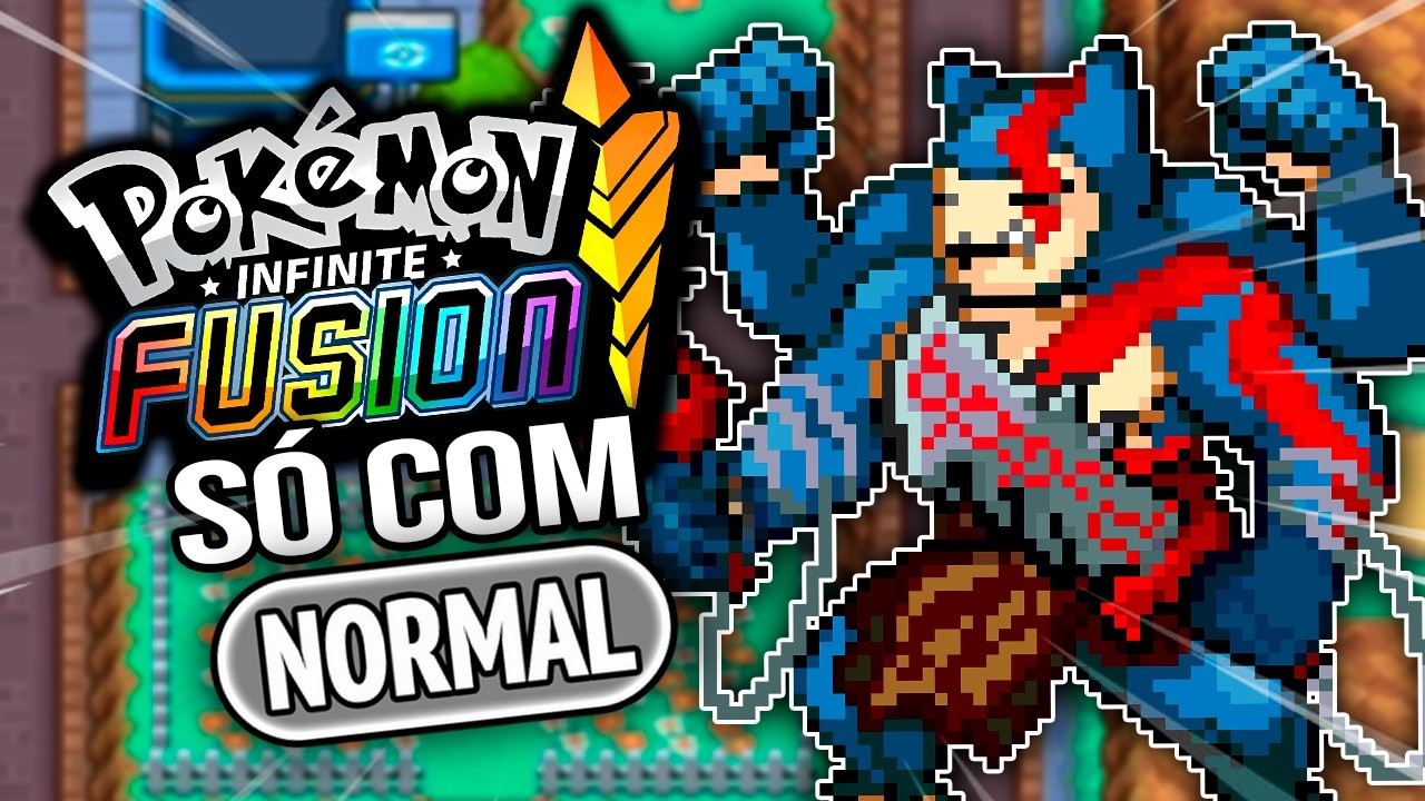 DÁ pra ZERAR Pokémon INFINITE FUSION SÓ com o Tipo NORMAL?! 🤓