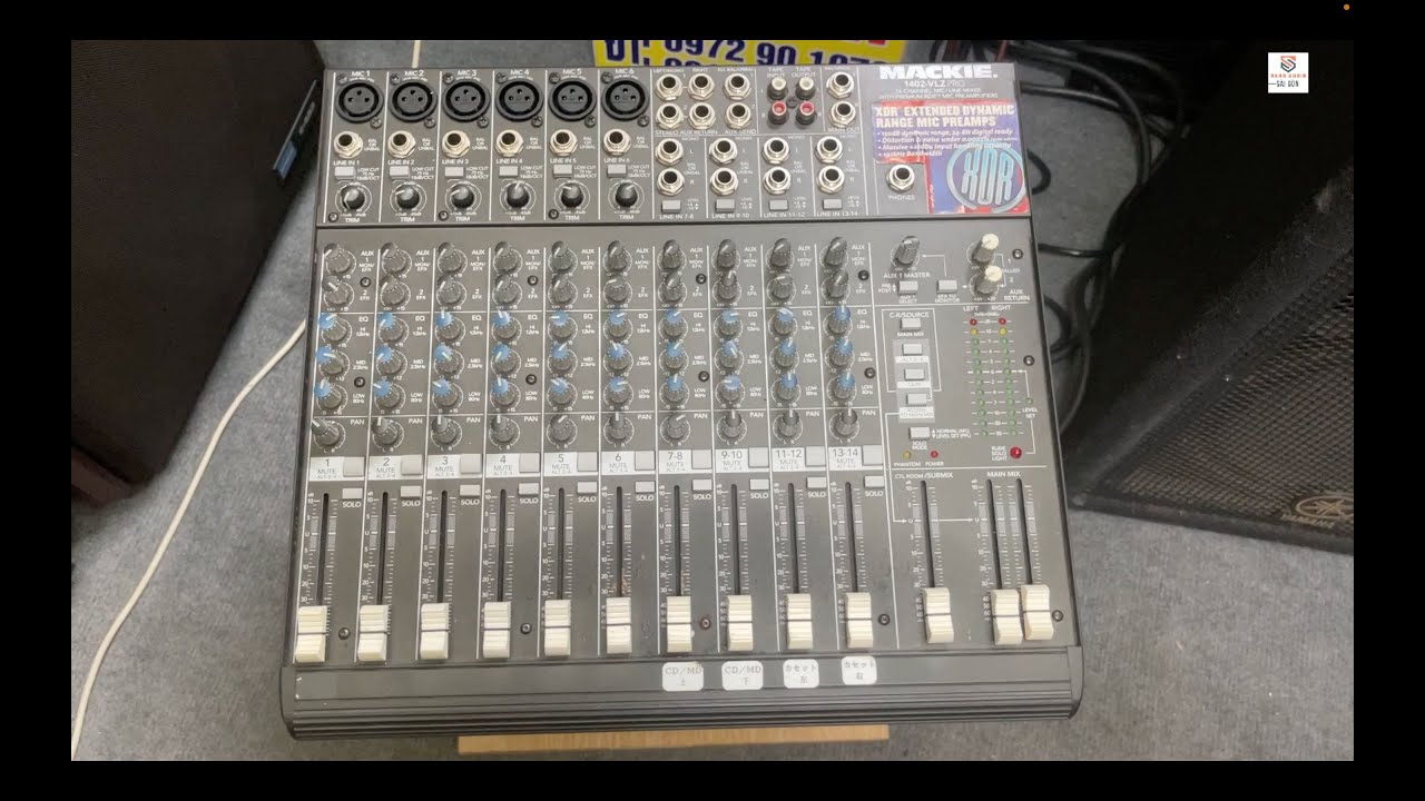 Review Hướng Dẫn Sử Dụng Chi Tiết Bàn Mixer Mackie 1402 VLZ Pro Tại Sang Audio