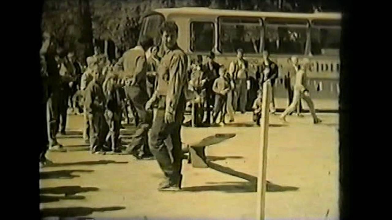 Gołdap Plac zwycięstwa rozrywka handel lat 80 tych