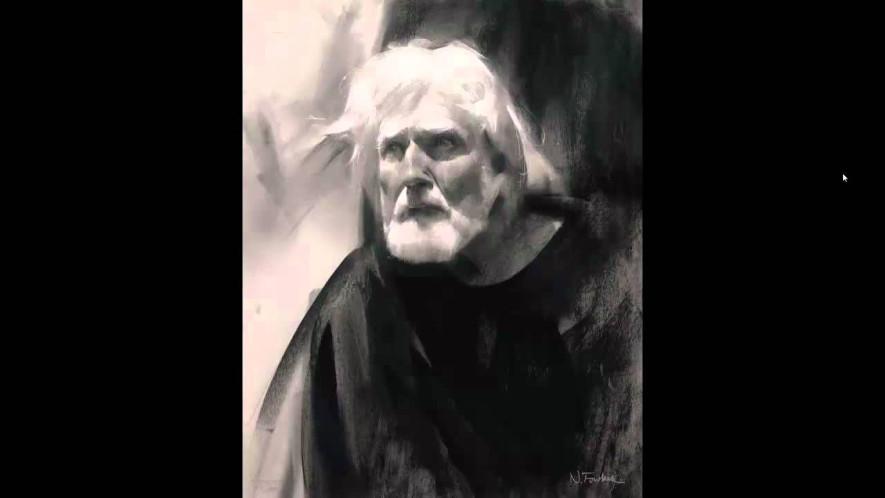 Charcoal Portrait Step by Step