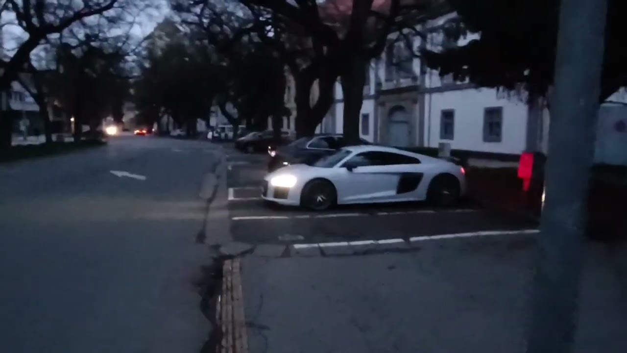 A lucky day in Eger: The beautiful sound of the Audi R8 V10 Plus and the brutal AMG V8!