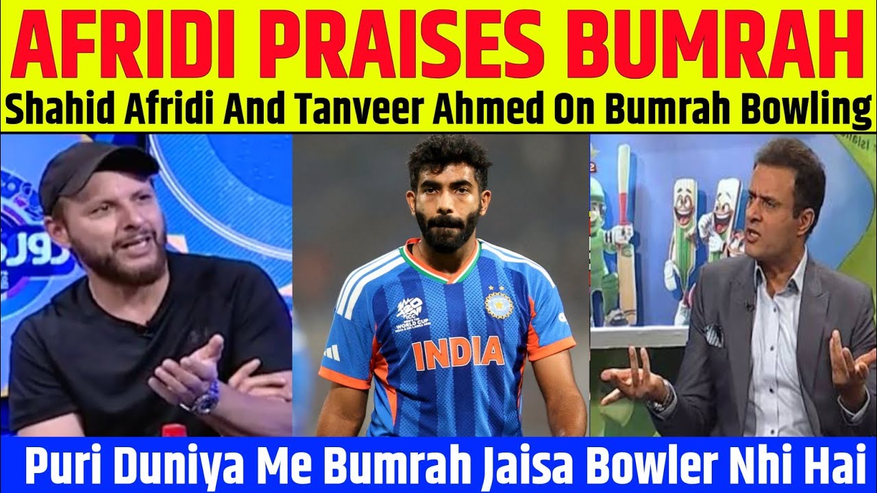 Pak Media Shocked Shahid Afridi Praises Jasprit Bumrah Deadly Bowling | T20 WC 2026 | Pak Reacts