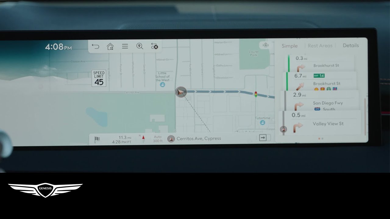 How to Use Navigation &ndash; Map View | Genesis GV70 | How-To | Genesis USA