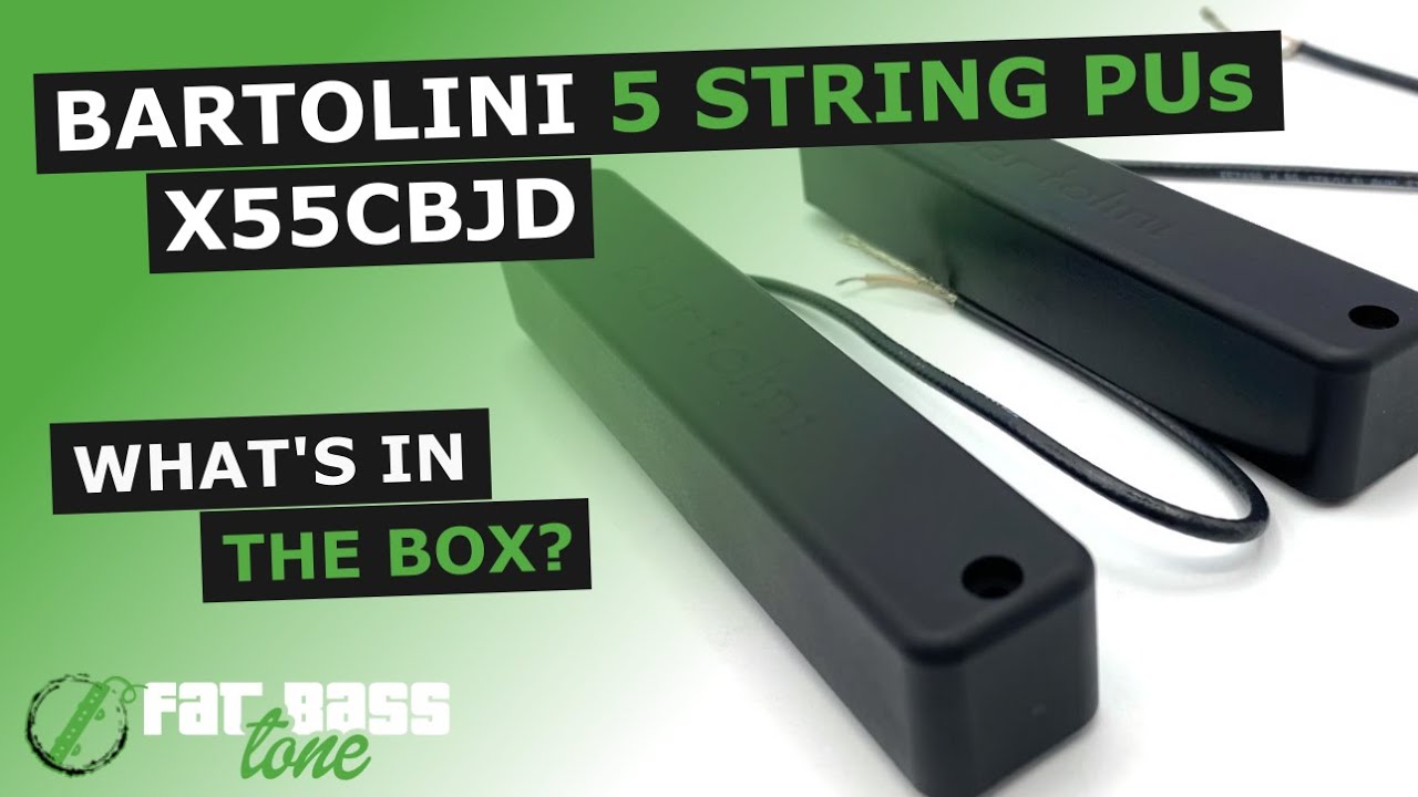 Bartolini X55CBJD 5 String Candybar Bass Pickup Set: What&rsquo;s In The Box? (A Close-Up Look)