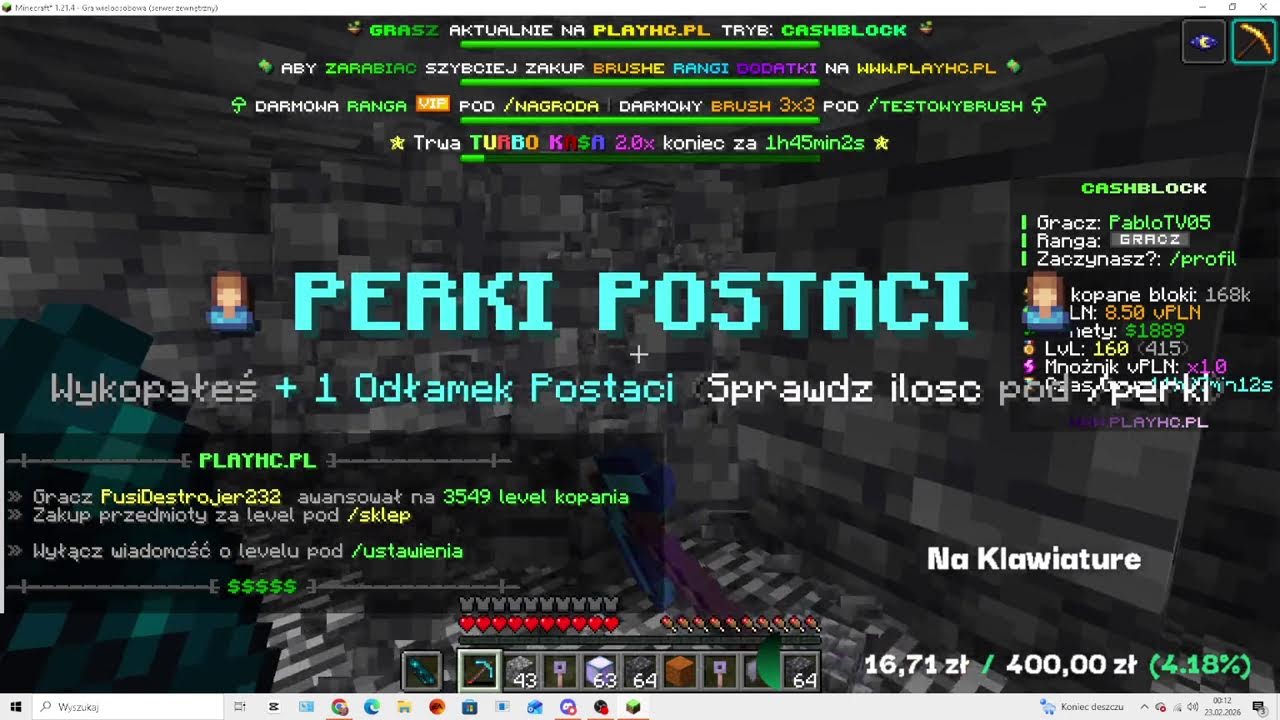 Gramy  w minecraft
