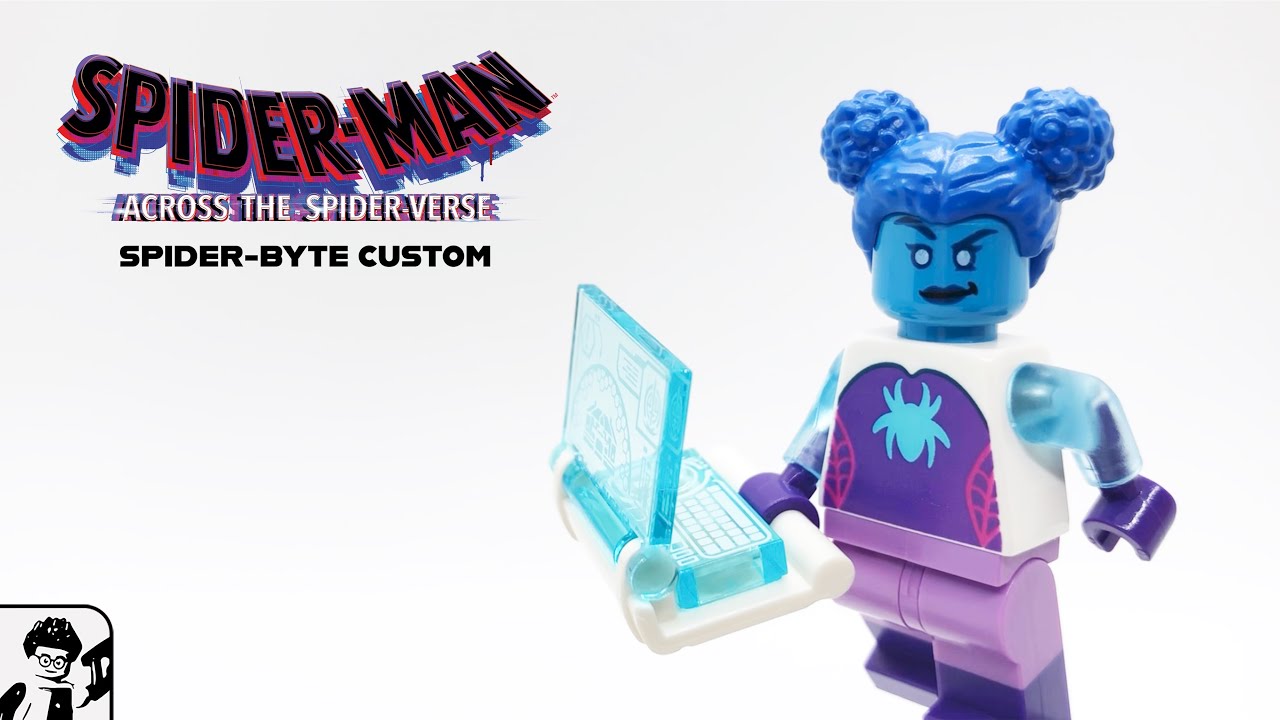 LEGO Spider-Byte (Margo Kess) Custom Minifigure from Spider-Man: Across the Spider-Verse!
