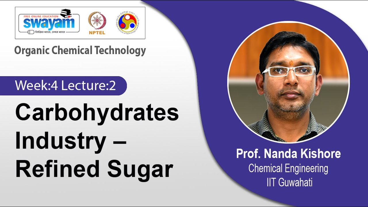 Lec 10: Carbohydrates Industry – Refined Sugar