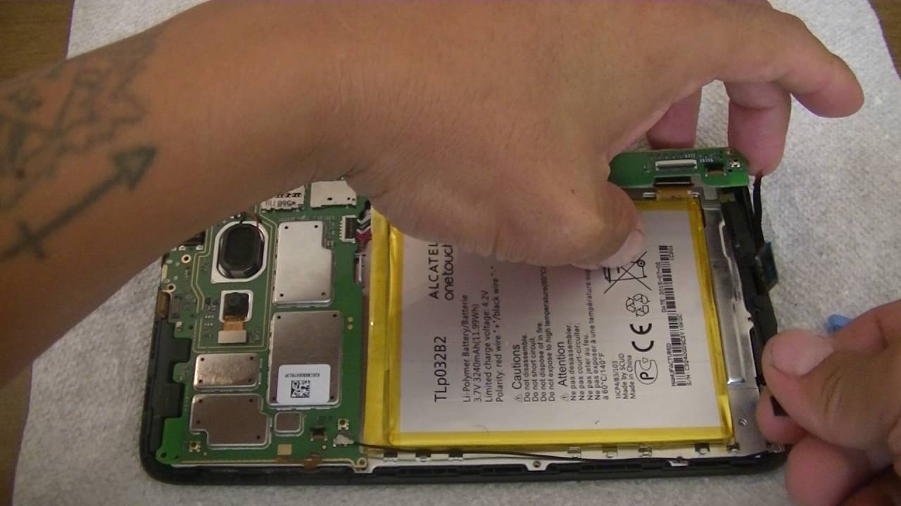 Como remplazar la pantalla de Alcatel Pixi 7