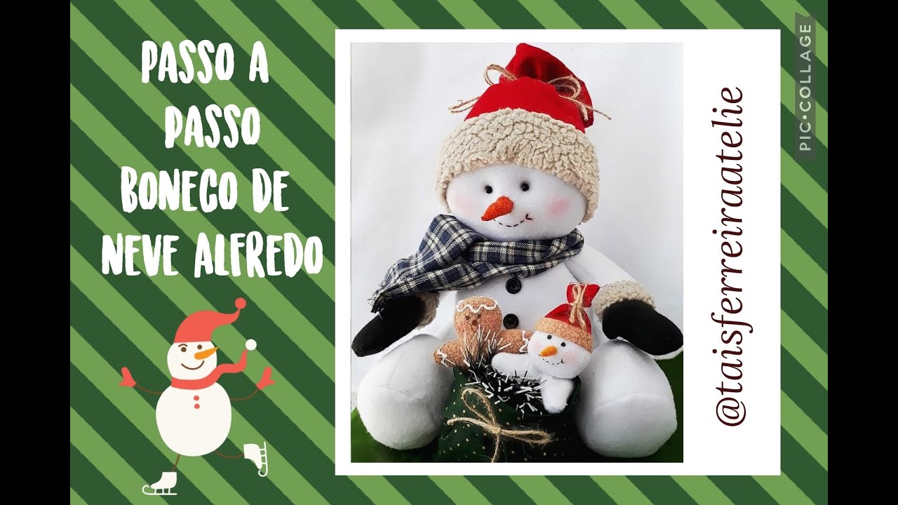PASSO A PASSO boneco de neve Alfredo!!!