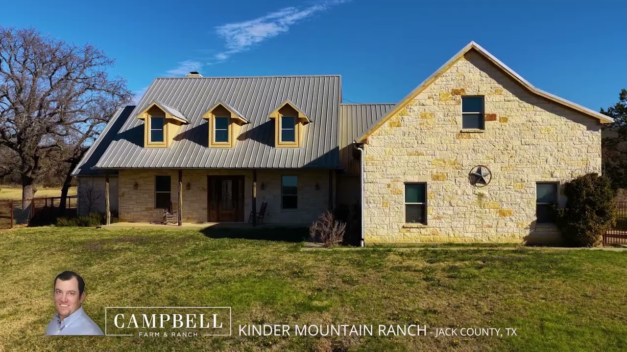 FOR SALE: Kinder Mountain Ranch | Elevated Jack County Ranch with Custom Home & Mountain Views