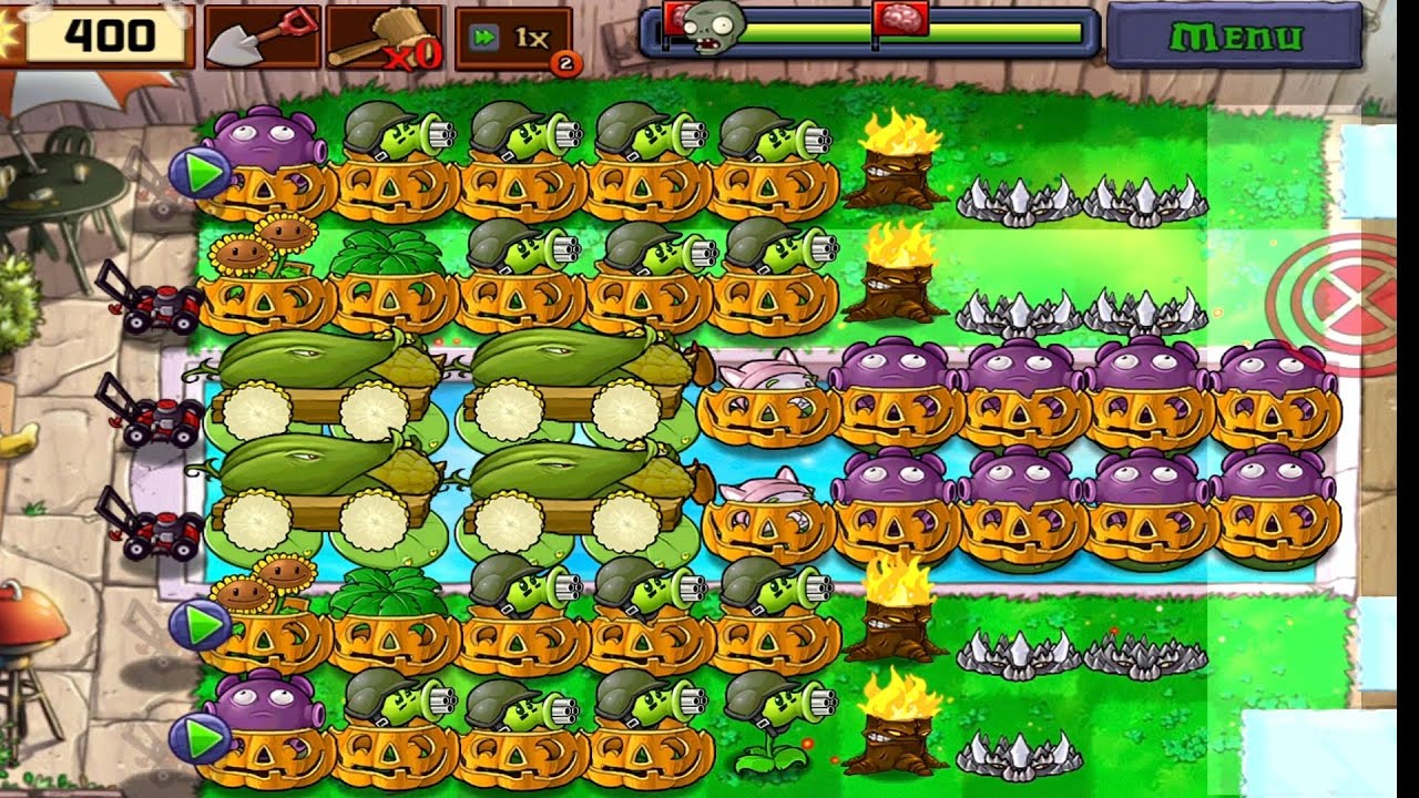 Plants VS Zombies - Survival: Endless | 20 Flags Completed (Complete Gameplay)
