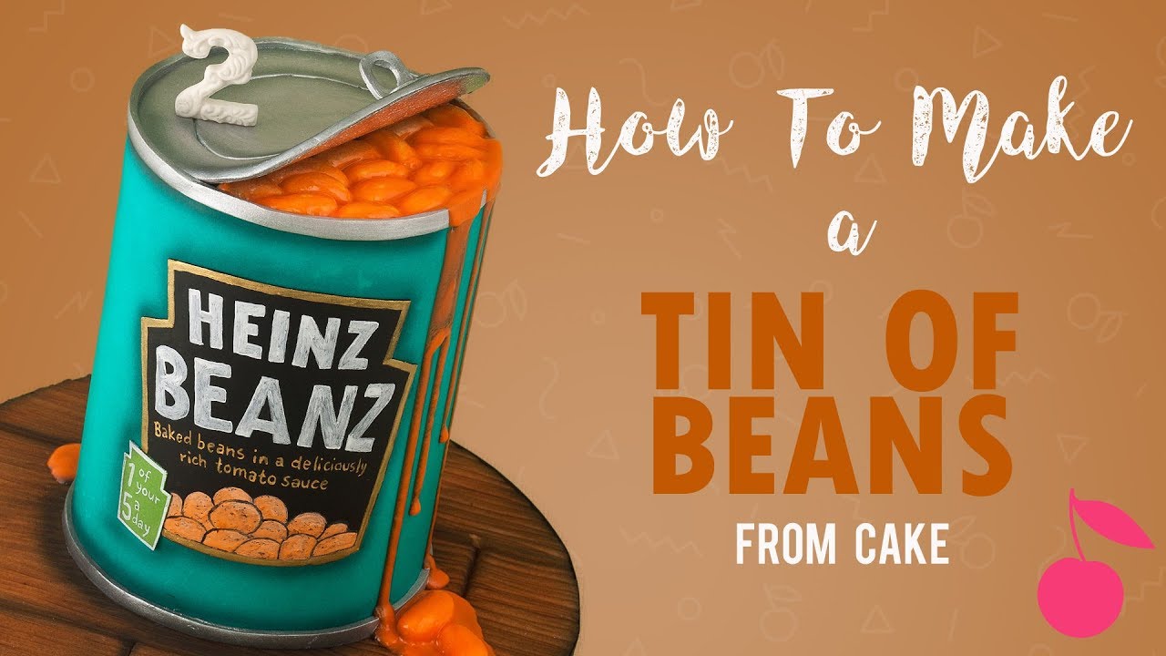 Tin Of Baked Beans Cake | Heinz | How To | Cherry School