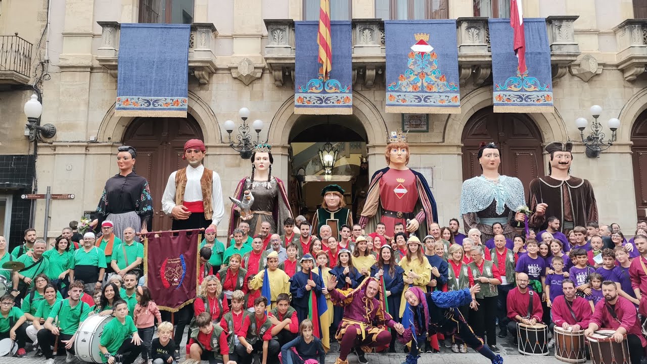 Les Corts - passejada final i balls solemnes (Fira de Santa Úrsula, Valls 2022)