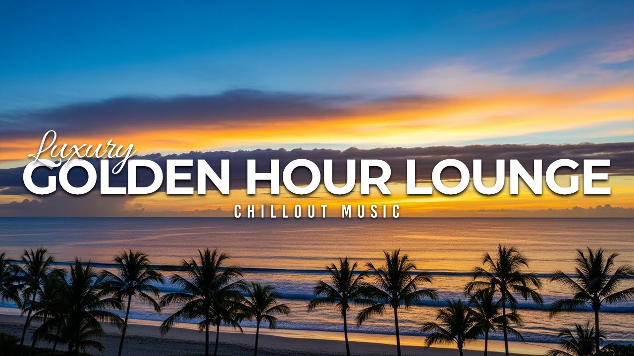 Luxury Golden Hour Lounge 2025 | Ambient Sunset Chillout Music to Relax