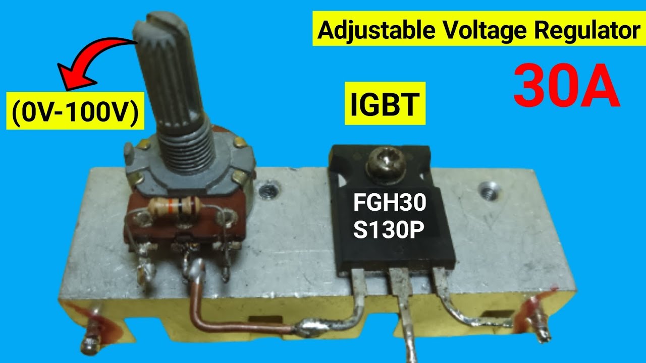 IGBT Adjustable Power Supply 0-100V 30A | DC Voltage Regulator