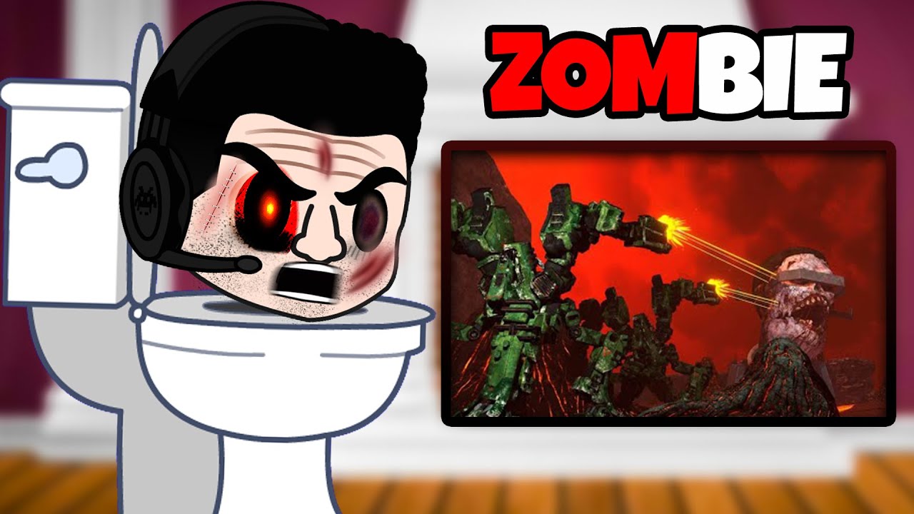 skibidi toilets react to skibidi toilet zombie universe (New Virus) part 10 - gacha reaction