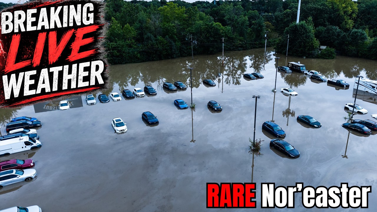 🔴LIVE - Rare Nor'easter Slams The East Coast w/ Storm Chaser On The Ground - Live Weather Channel