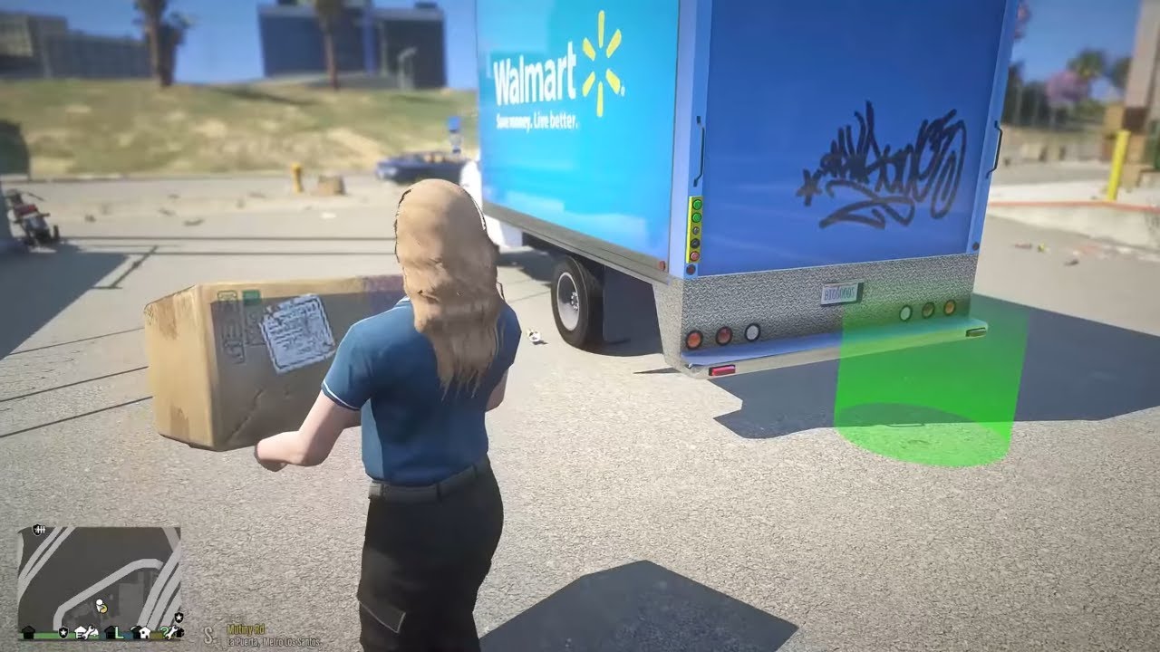 Gta 5 Let's Go To Work: Walmart Goods Delivery Services/Job! #gta #gtareallifemod #gta5