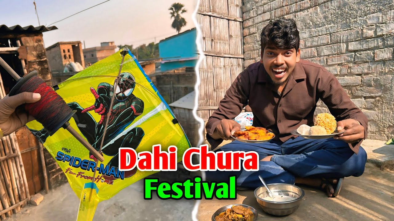 Makarsankranti Special Dahi Chura Vlog 🪁