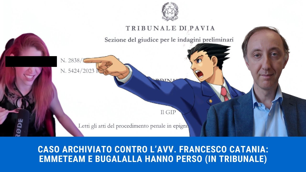 CASO ARCHIVIATO: BUGALALLA ED EMMETEAM HANNO PERSO!