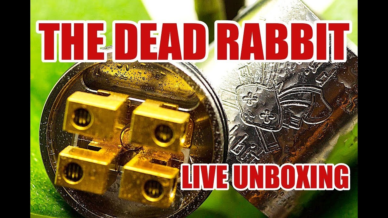 THE DEAD RABBIT RDA BY HEATHEN AND HELLVAPE UNBOXING AND FIRST IMPRESSIONS - AERO ANML UNLEASHED