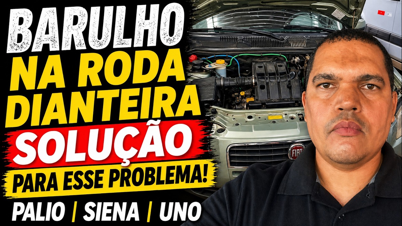 Palio Uno Strada Fire Barulho Na Roda Dianteira/ Vibrando Pastilhas De Freios!