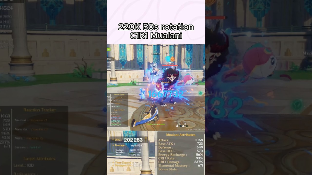220k dps, 1,6M hit C1R1 Mualani