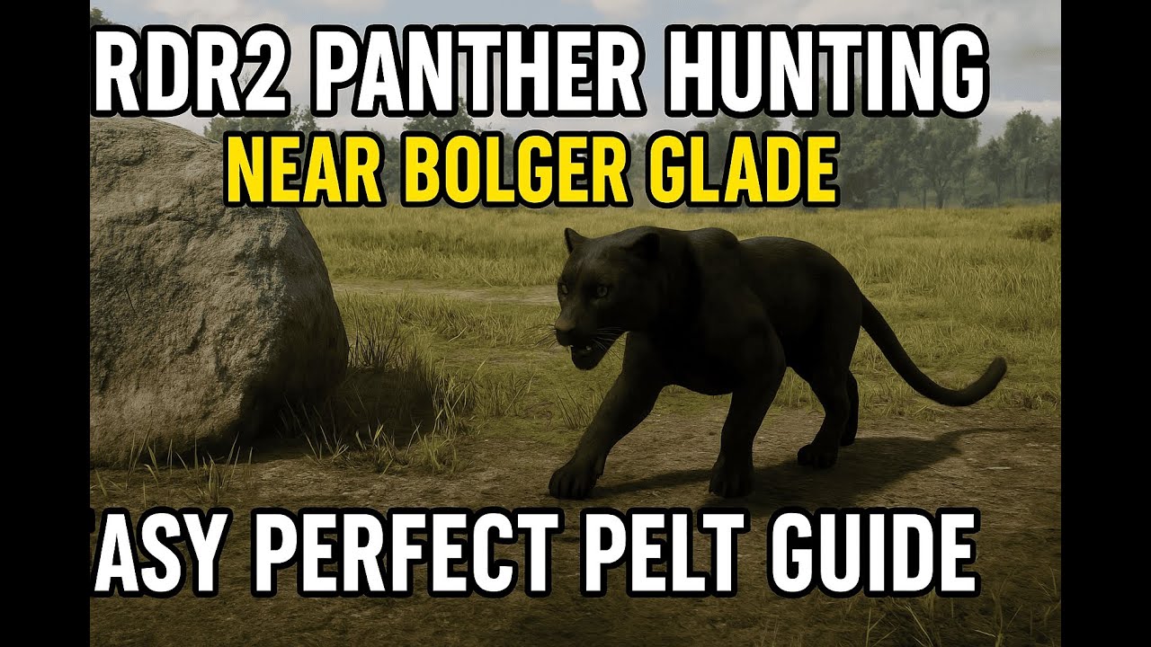 RDR2 Panther Hunting Near Bolger Glade | Easy Perfect Pelt Guide