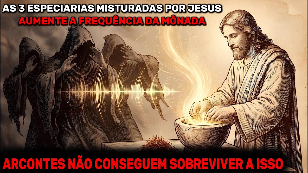 As 3 Especiarias que Jesus Misturou — Elevam a Frequência Monade e Bloqueiam os Arcontes