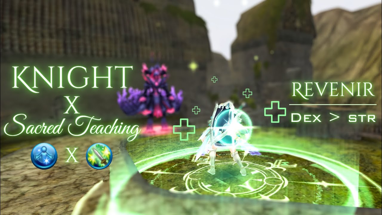Revenir Knight x Sacred Teaching Test Gameplay | Toram Online [トーラム] Paladin 