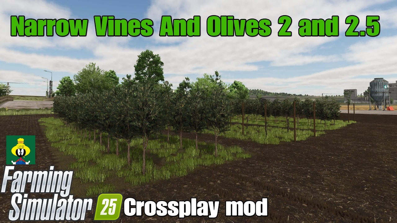 Narrow Vines And Olives (2 And 2.50 / FS25 crossplay mod