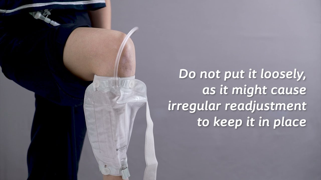 How to apply Conveen® Urine Leg Bag