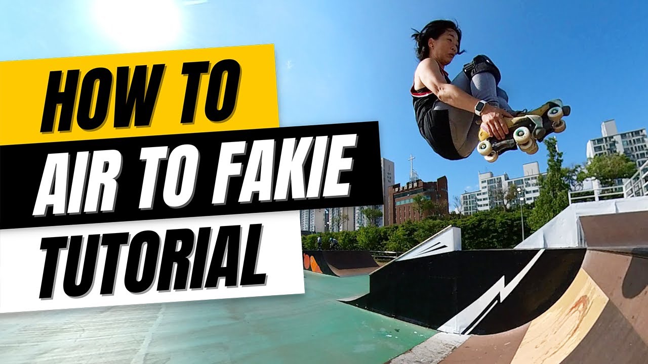 How to Air to Fakie on Roller Skates | Trick Tutorial