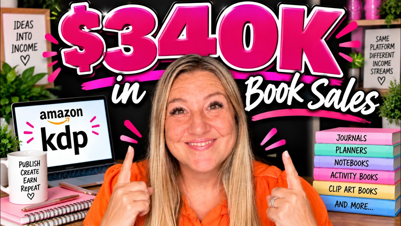 How I Sold $340K In Book Sales On Amazon KDP