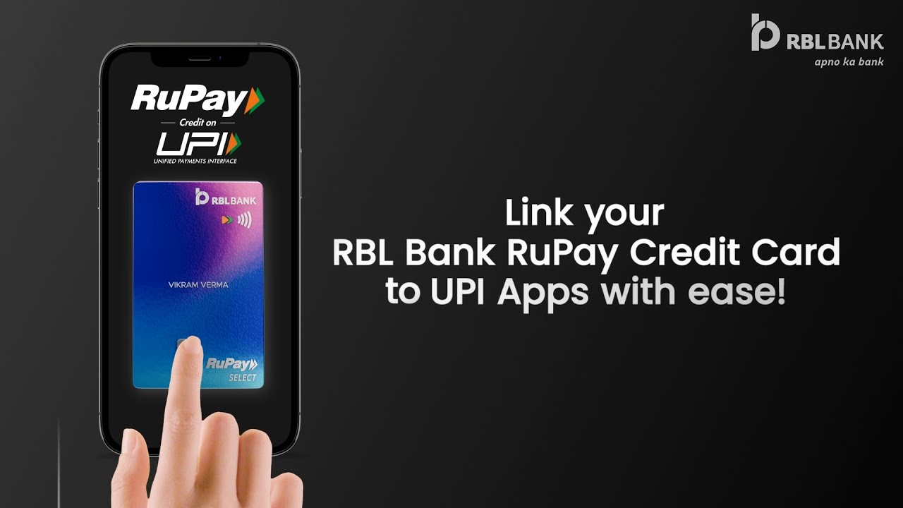 Discover the power of RBL Bank RuPay Credit Card with UPI | @NPCI_NPCI @RuPay_